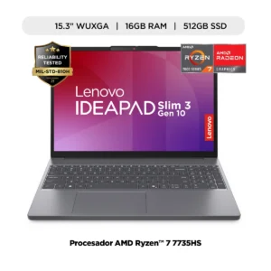LENOVO IDEAPAD SLIM 3 15ARP10 AMD RYZEN 7 7735HS 16GB 512GB